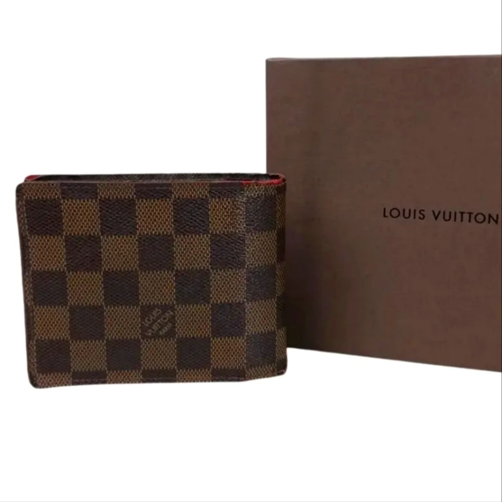 Auth LOUIS VUITTON Portefeuille Florin Damier Bifold Wallet N60011 - Picture 1 of 11